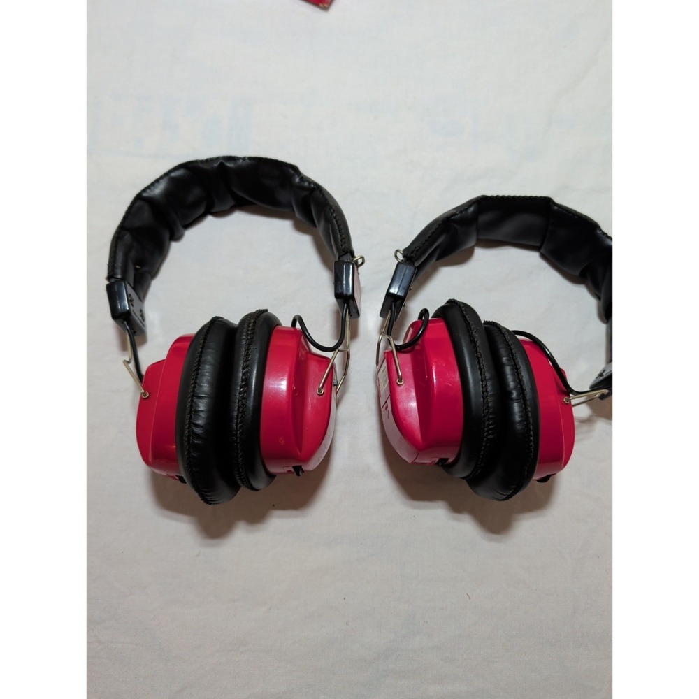 Vintage NASCAR Winston Cup Series Wireless AM/FM Radio Headset Lot of 2 PT-10010